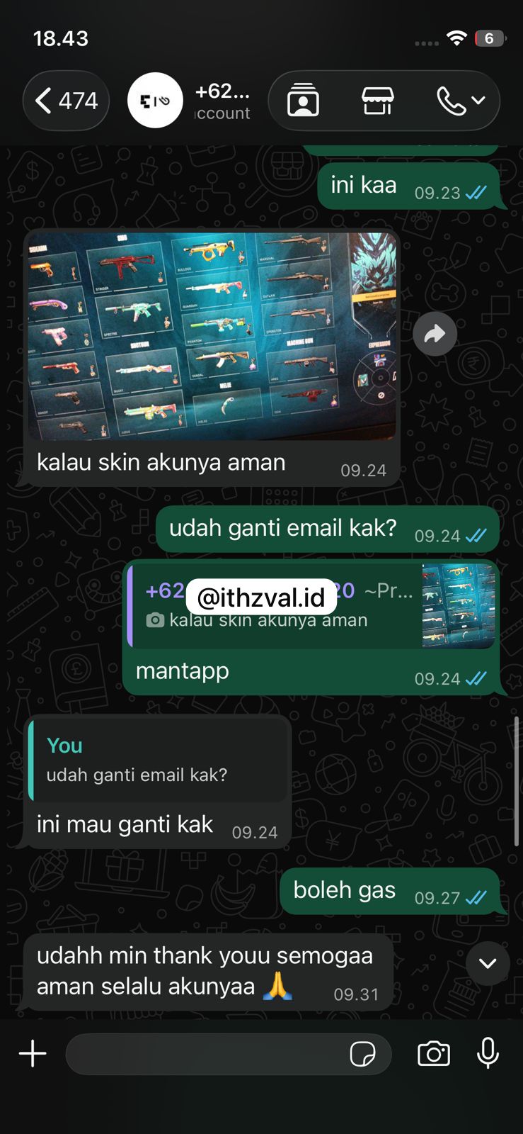 Review VALSKUY jual beli akun Valorant